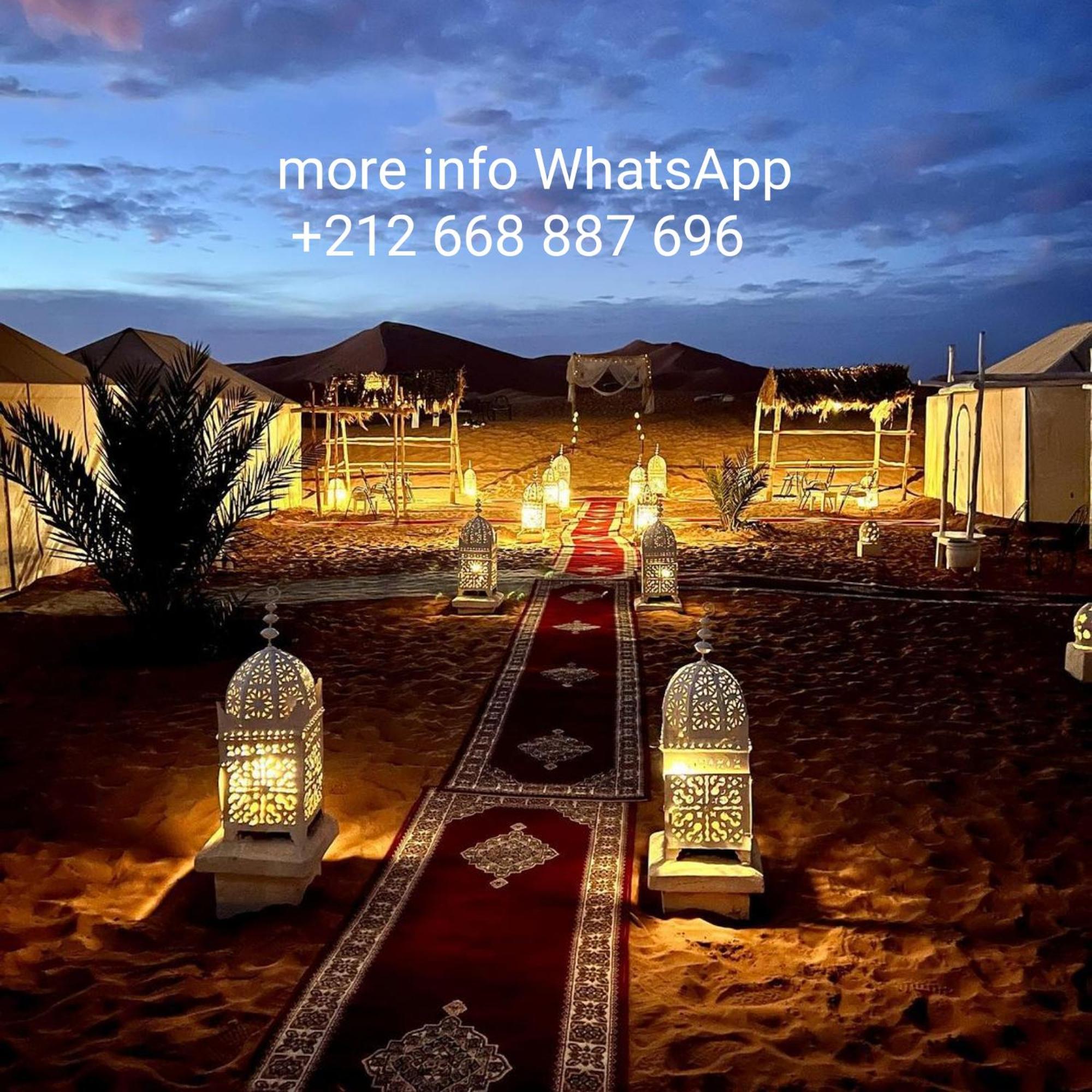 Ahlam Luxury Camp Hotel Merzouga Eksteriør billede